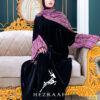 عباية قطيفة (مخمل) مع تدخيلة صوف كشميري